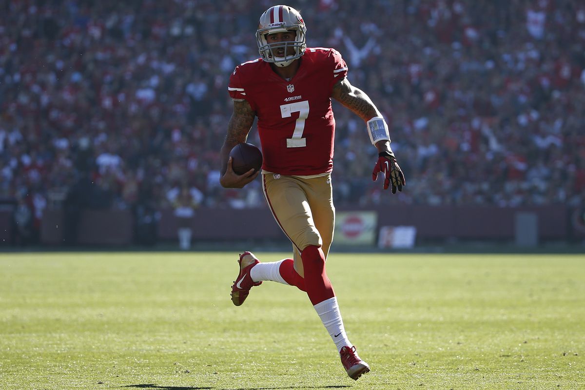 San Francisco 49ers quarterback Colin Kaepernick had another nice game against the St. Louis Rams