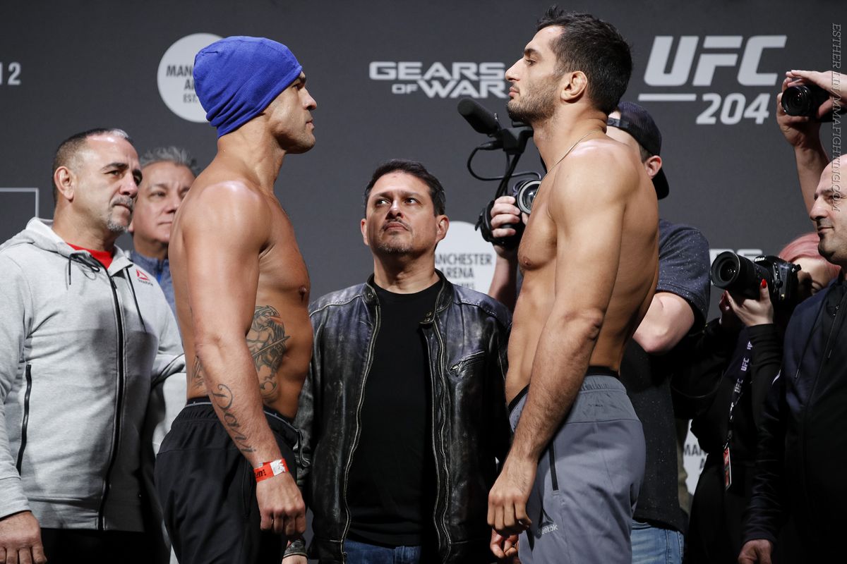 Vitor Belfort and Gegard Mousasi square off in the UFC 204 co-main event.