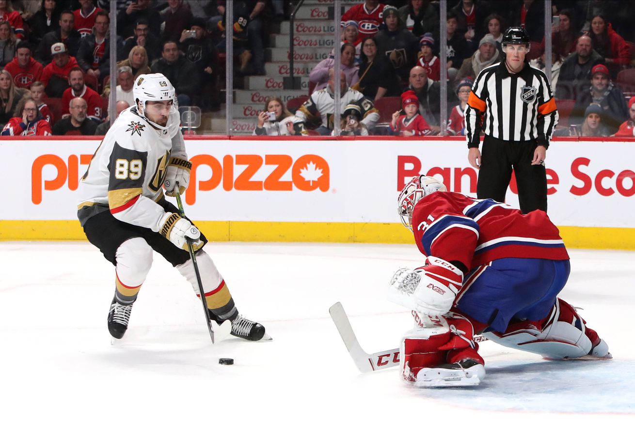 NHL: Vegas Golden Knights at Montreal Canadiens