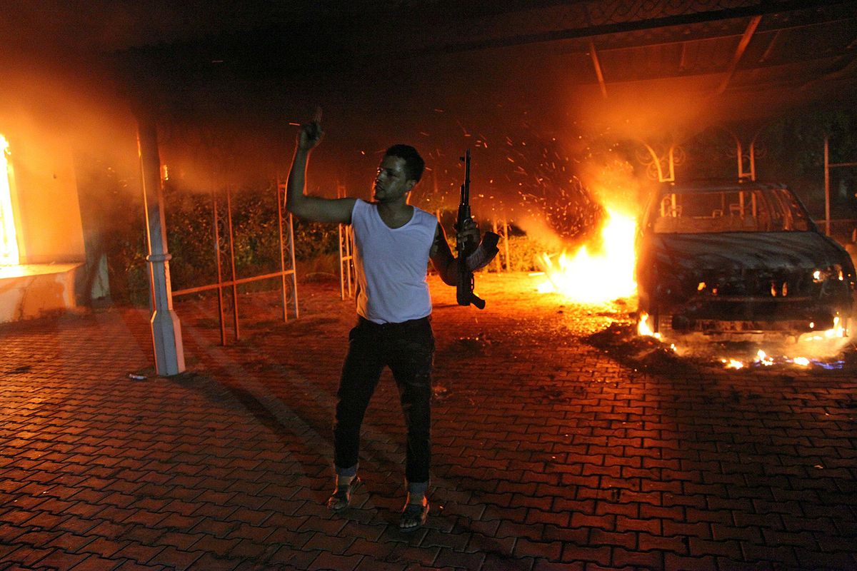Benghazi attack STR/AFP/Getty Images