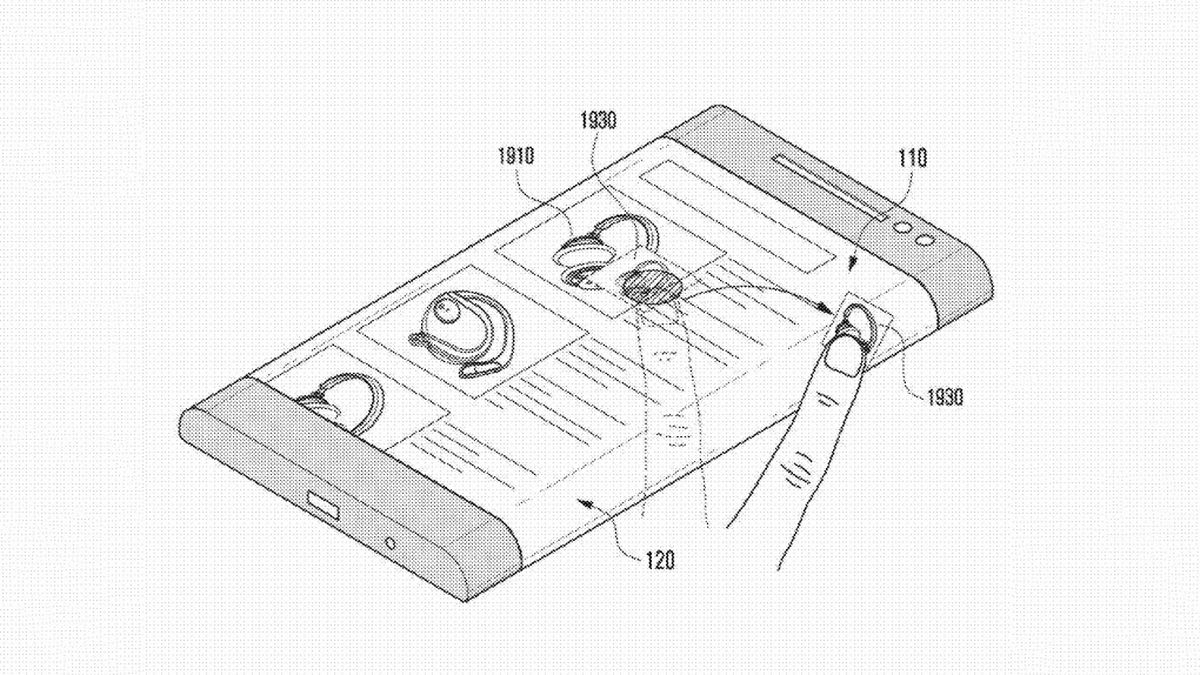 Gallery Photo: Samsung 'bended display' patent application