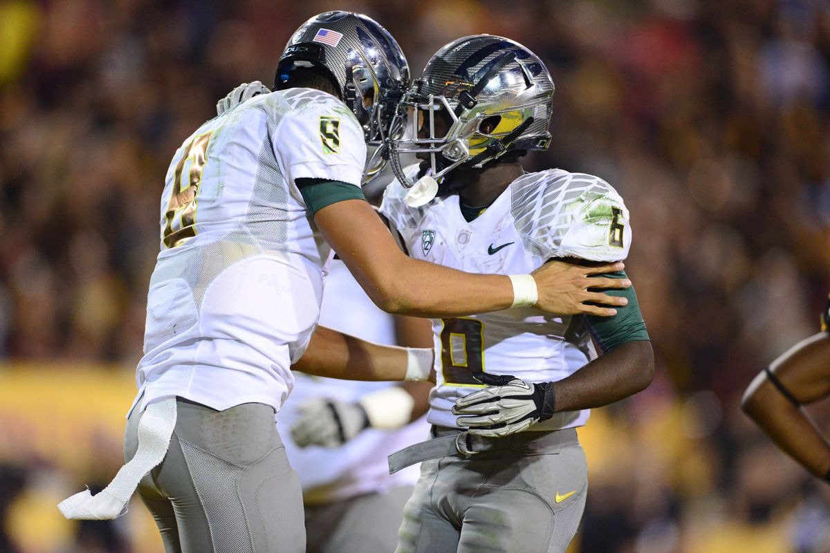 Marcus Mariota and De'Anthony Thomas are Pac-12 First Teamers!