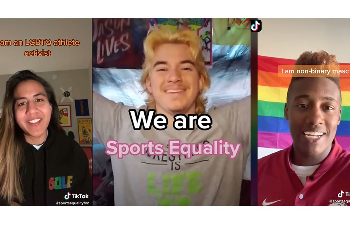 Maya Satya Reddy is a golfer who identifies as lesbian, Mack Beggs is a trans man and a college wrestler and KC is non-binary masc as well as a clinician for mental health and performance. 