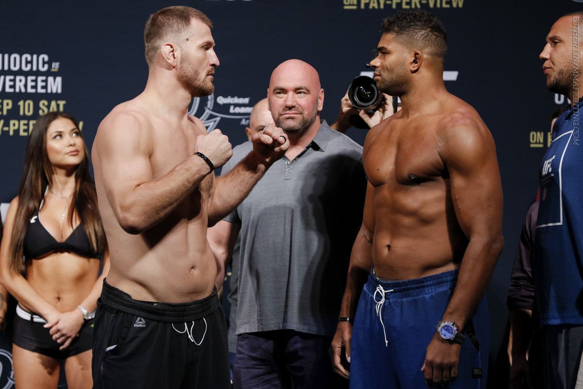 Stipe Miocic and Alistair Overeem will square off in the UFC 203 main event Saturday night.