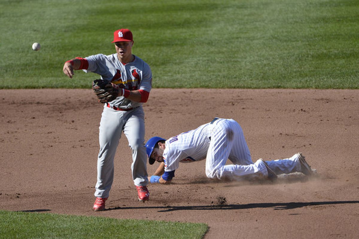 Kolten Wong made his major-league debut on Friday afternoon