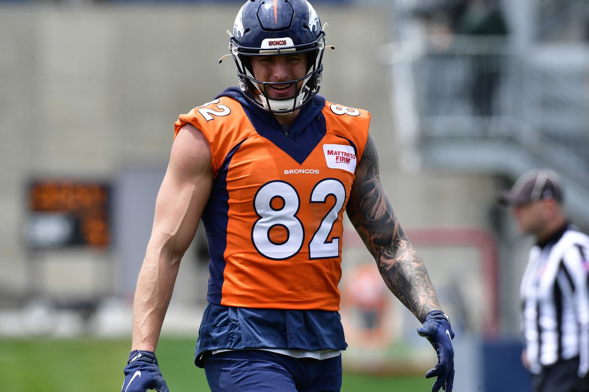 Broncos hold early season practice session at Dove Valley