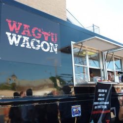 The new Wagyu Wagon. The line wrapped around the lot.