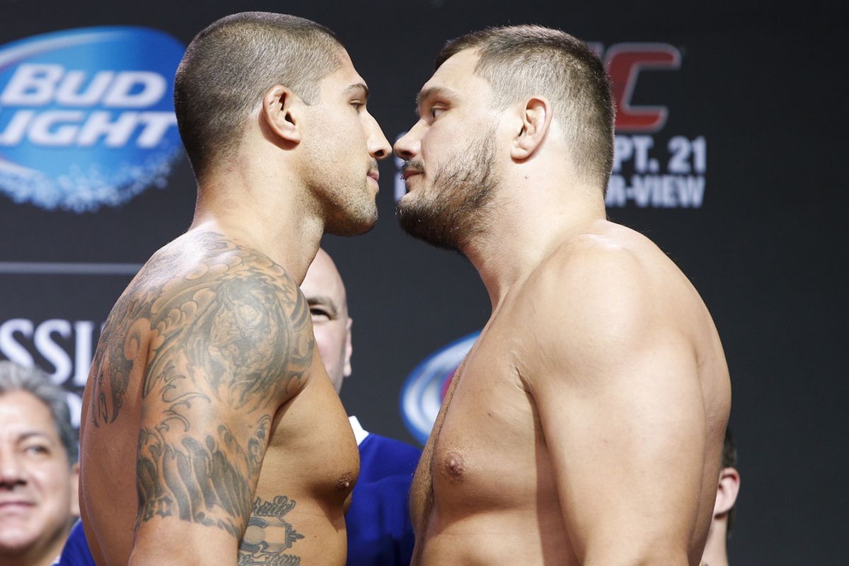 Brendan Schaub and Matt Mitrione will clash on the UFC 165 main card Saturday.