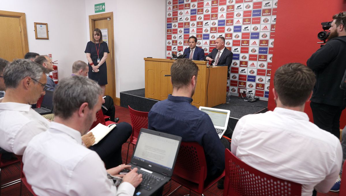 Sunderland Press Conference - Stadium of Light