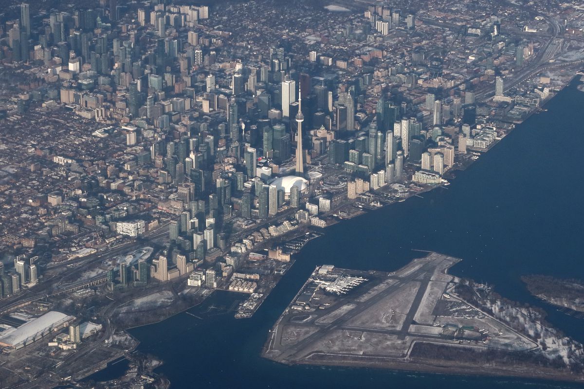 Billy Bishop City Airport in Toronto, Canada