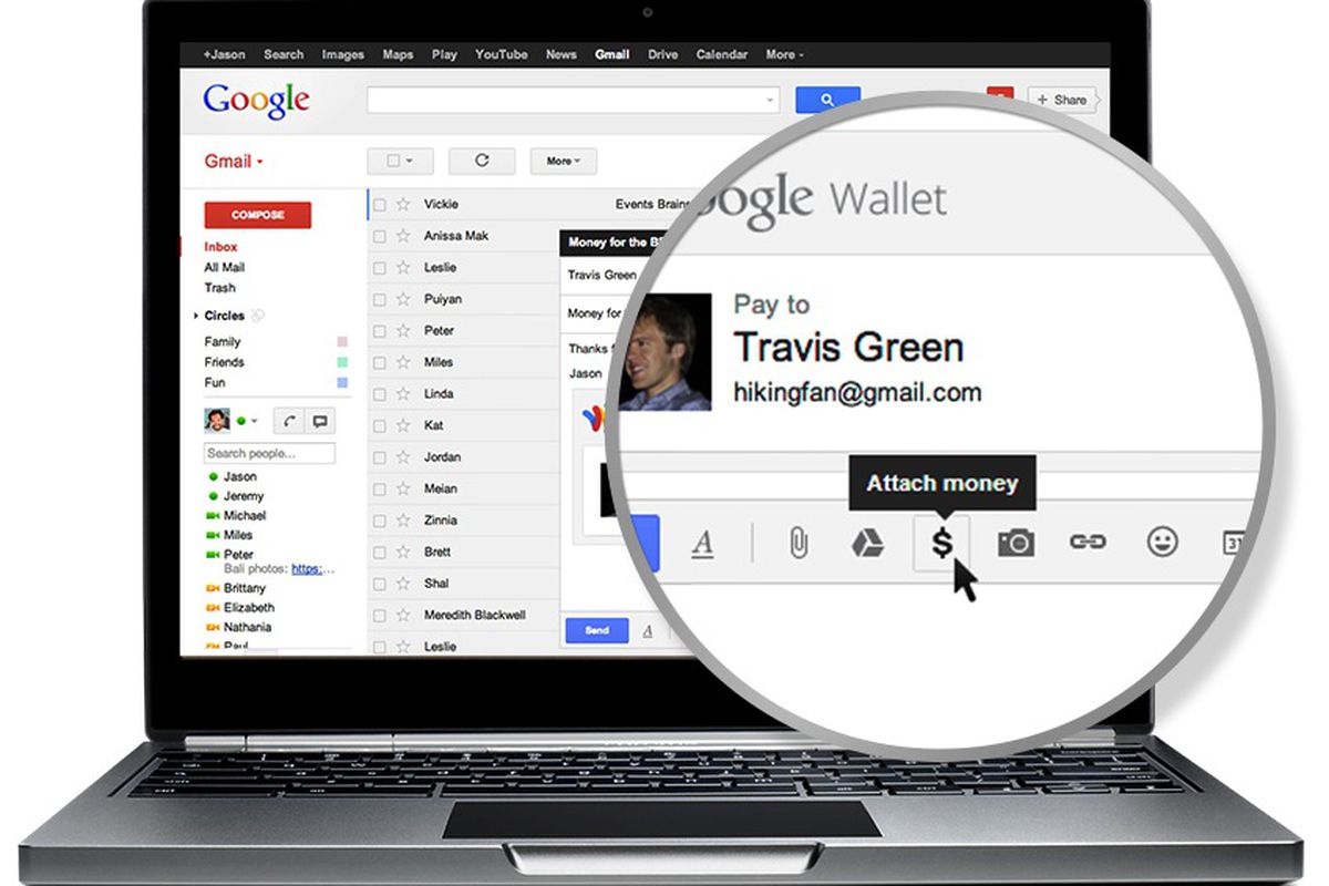 Google Wallet Gmail Send Money