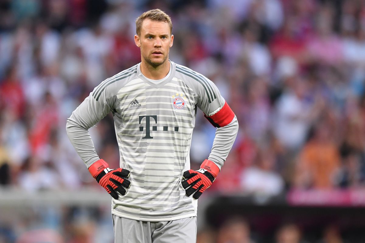 Bayern Muenchen v Manchester United - Friendly Match
MUNICH, GERMANY - AUGUST 05: Goalkeeper Manuel Neuer of Bayern Muenchen looks on during the friendly match between Bayern Muenchen and Manchester United at Allianz Arena on August 5, 2018 in Munich, Germany.