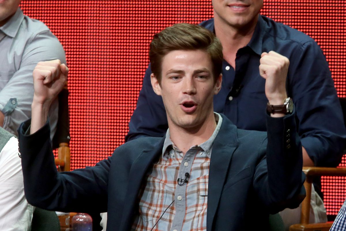 Grant Gustin! He plays The Flash!  Get it?