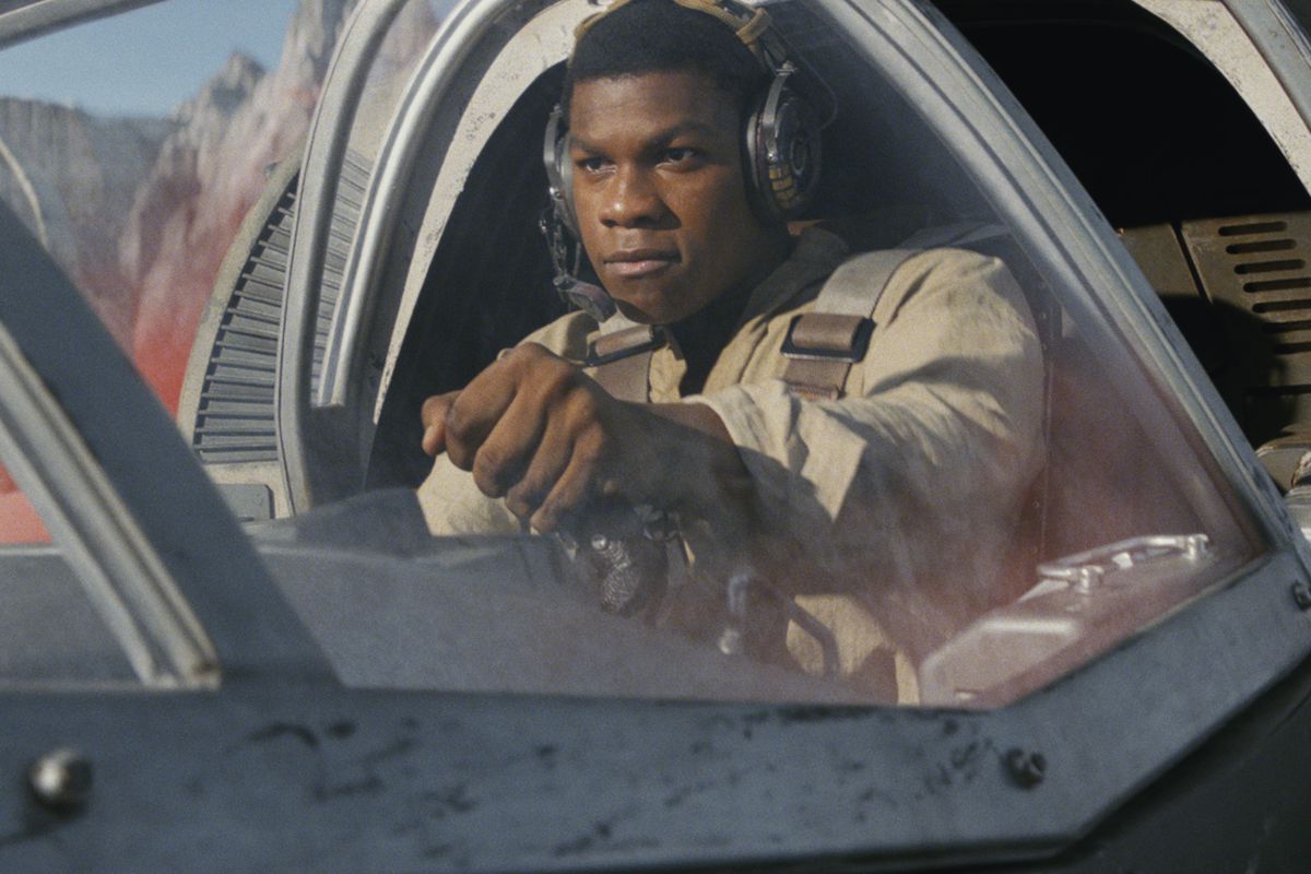 John Boyega as Finn in Star Wars: The Last Jedi