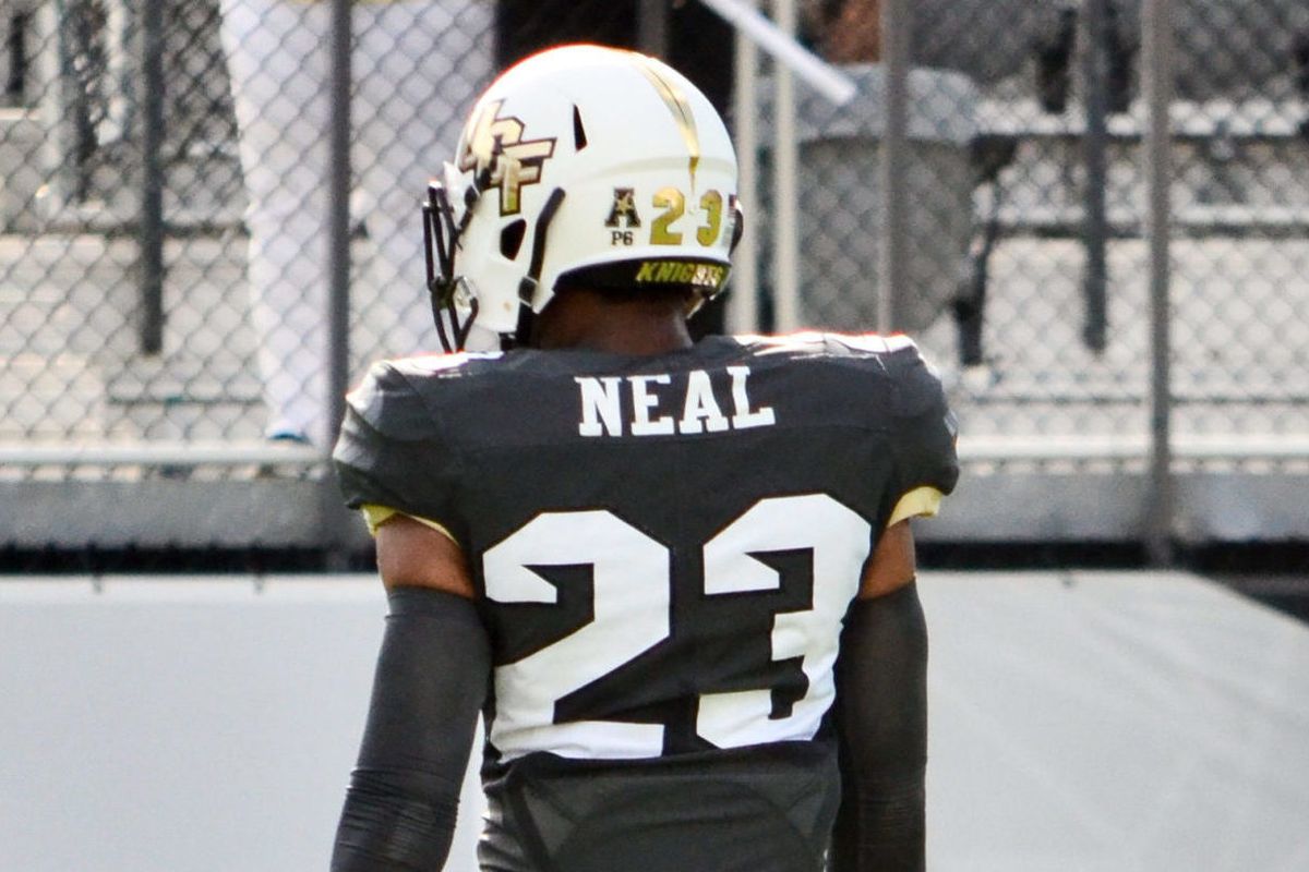 Senior safety Tre Neal announced on July 20 that he was transferring to Nebraska to play for former UCF Football head coach Scott Frost.
Photo Credit: Derek Warden