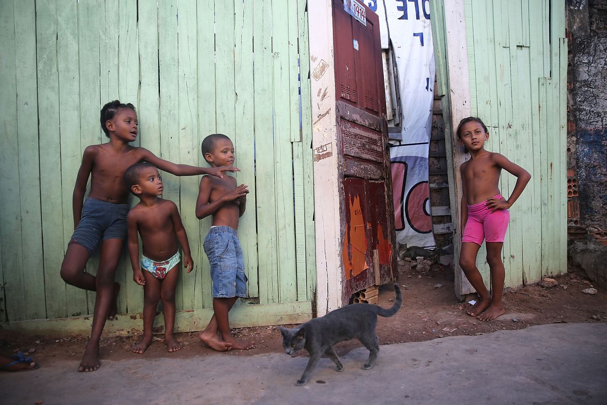 Children in Sao Luis, Brazil