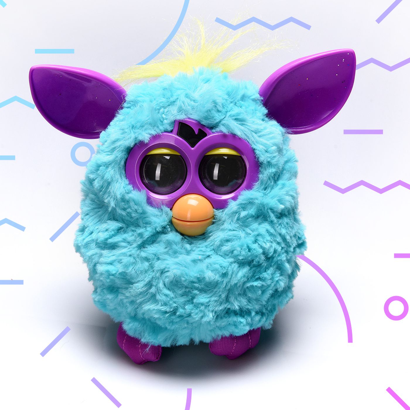 LAST ONE Special Millennium Edition Furby Gray & Blue Discount for Damaged Box 