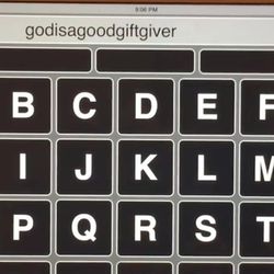 An image showing what Josiah reportedly typed on his iPad (BroadStreet Publishing/YouTube)