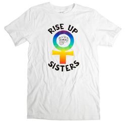 <b>For the Activist Gay</b><br>
For the gay who’s always up on social issues, help him show his feminist side with this <b><a href="http://www.marcjacobs.com/rise-up-tee/RISEUPTEE.html?dwvar_RISEUPTEE_color=WHITE&cgid=special-items">Marc Jacobs</a></b> R