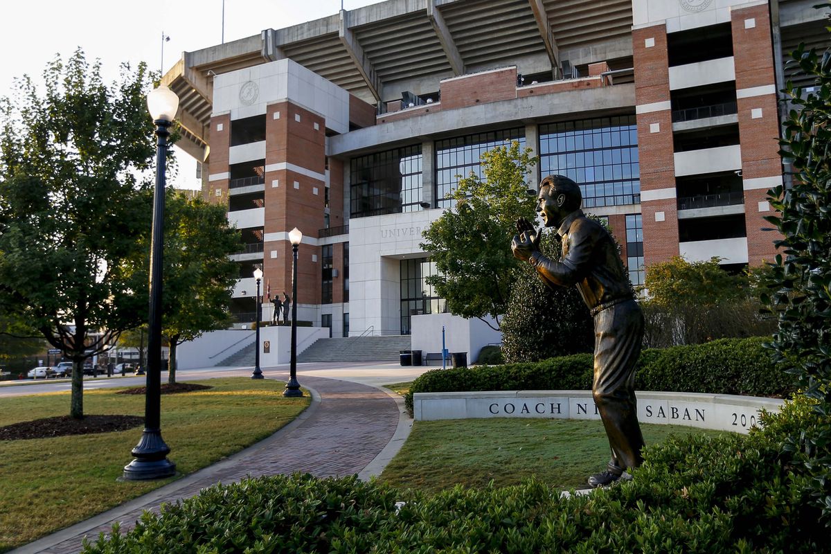 NCAA Football: Alabama-Coach Nick Saban Statue