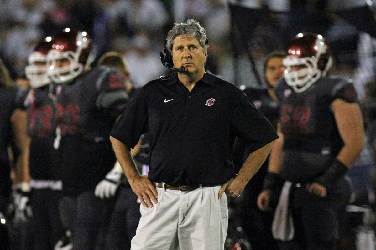 Washington State head coach Mike Leach and his Cougars enter Rice-Eccles Stadium on Saturday to take on Utah, with both teams seeking their first Pac-12 victory.