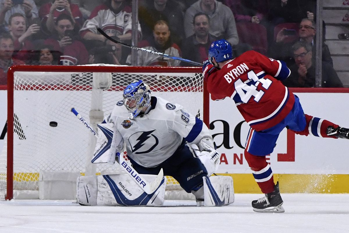 NHL: Tampa Bay Lightning at Montreal Canadiens