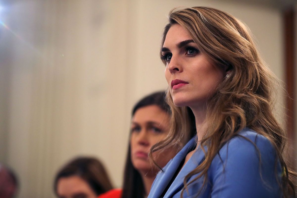 Hope Hicks attends Trump’s Listening Session With Students And Teachers On Mass Shootings