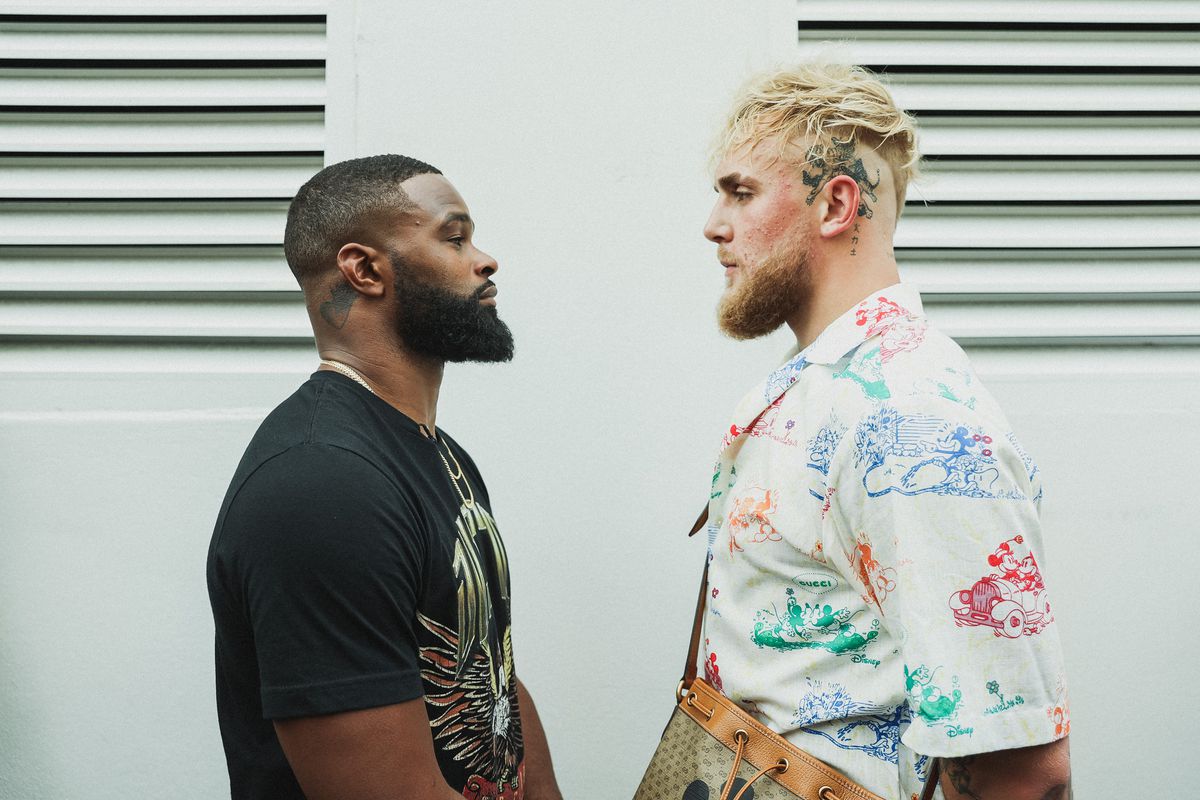 Jake Paul Calls Second Round Ko Tyron Woodley Taking Fight Seriously Bad Left Hook
