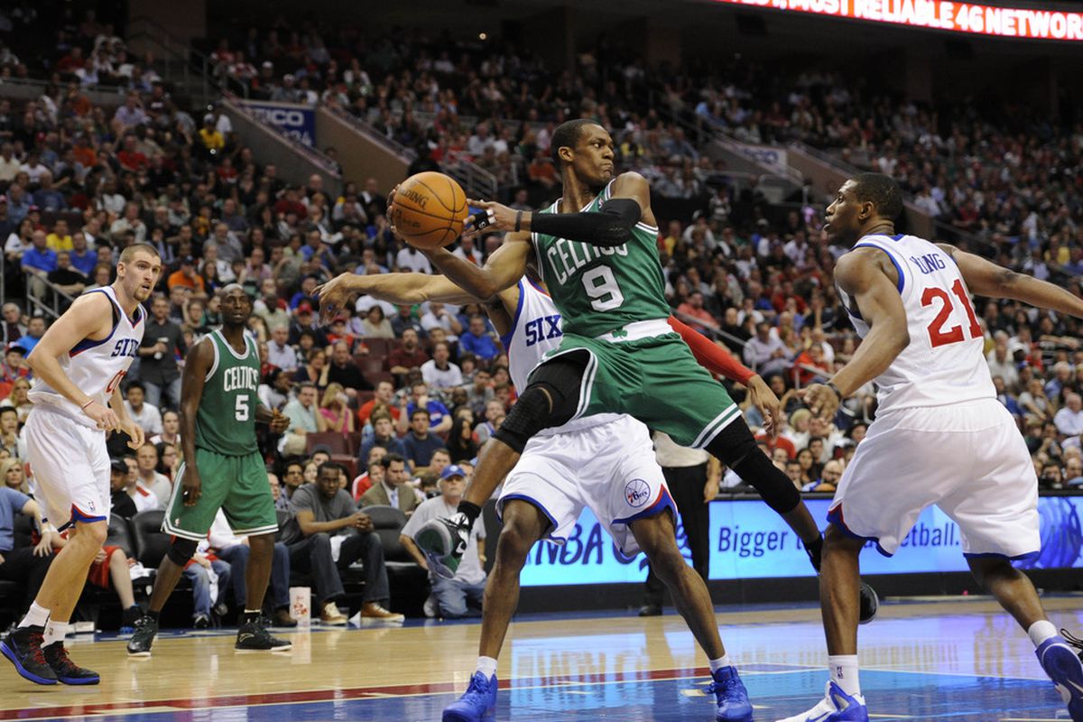 Knowing Rondo, I wouldn't doubt that this pass was actually going to KG.