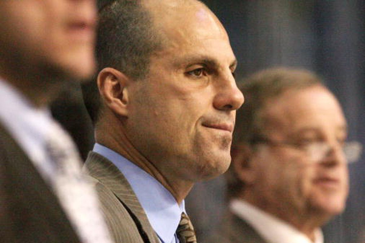 Former Tampa Bay Lightning head coach Rick Tocchet  (Photo by Doug Benc/Getty Images)
