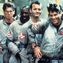 Harold Ramis, left, Ernie Hudson, Bill Murray and Dan Aykroyd are the original "Ghostbusters" in the 1984 PG-rated comedy.