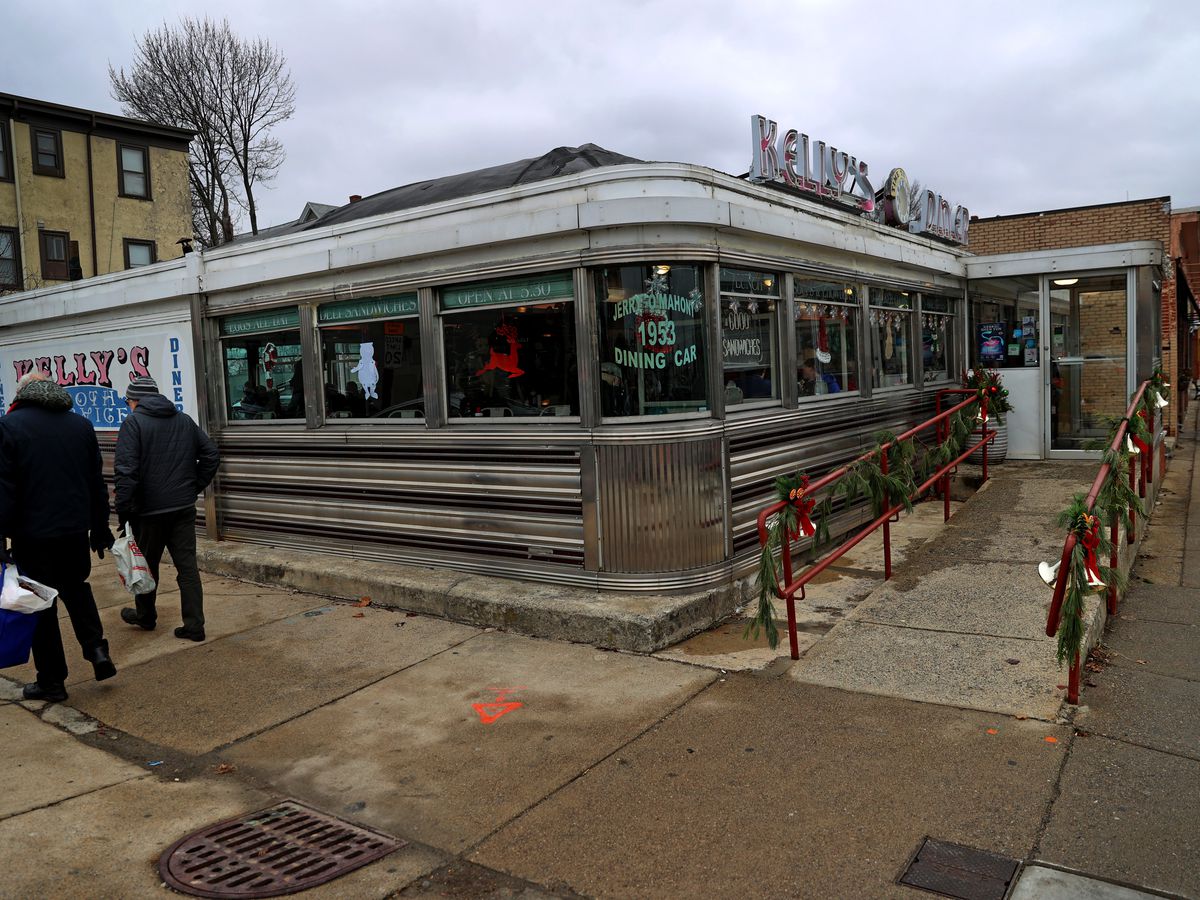 &nbsp;Kelly’s Diner, across the street from the new Green Line Ball Square station in Somerville.