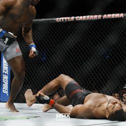 Alistair Overeem gets rocked at UFC 218.