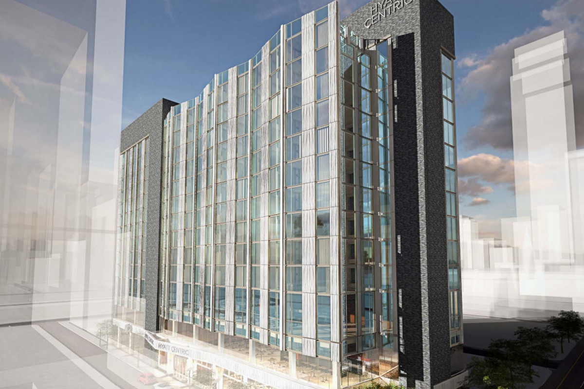 The proposed design of the Hyatt replacing Little Pete's