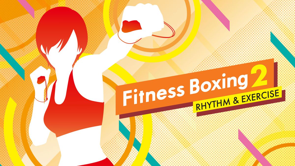 A silhouette of a person boxing with the text “Fitness Boxing 2”