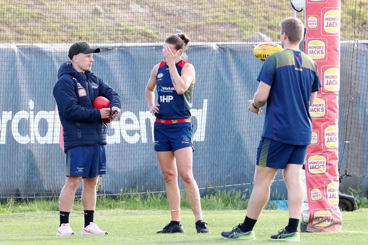 Adelaide Crows AFLW Training Session