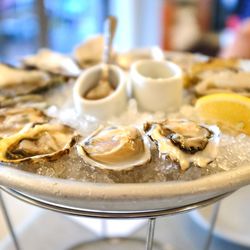 <a href="http://www.eater.com/2014/10/14/6971049/walrus-and-the-carpenter-the-whale-wins-restaurant-review">The Walrus and the Carpenter in Seattle: oysters.</a>