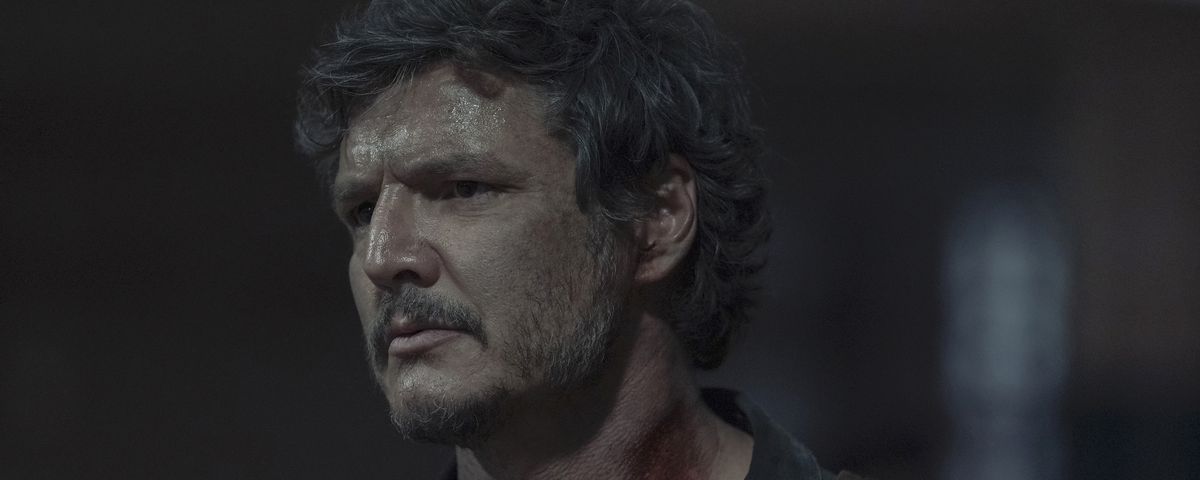 A close-up of Joel (Pedro Pascal) in The Last of Us season 1 finale