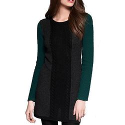 <b>Theory</b> Jiya S Wool Sweater Dress, <a href="http://www.theory.com/wool-dress/C0811703,default,pd.html?dwvar_C0811703_color=F6Y&start=24&cgid=womens-dresses">$335</a> 