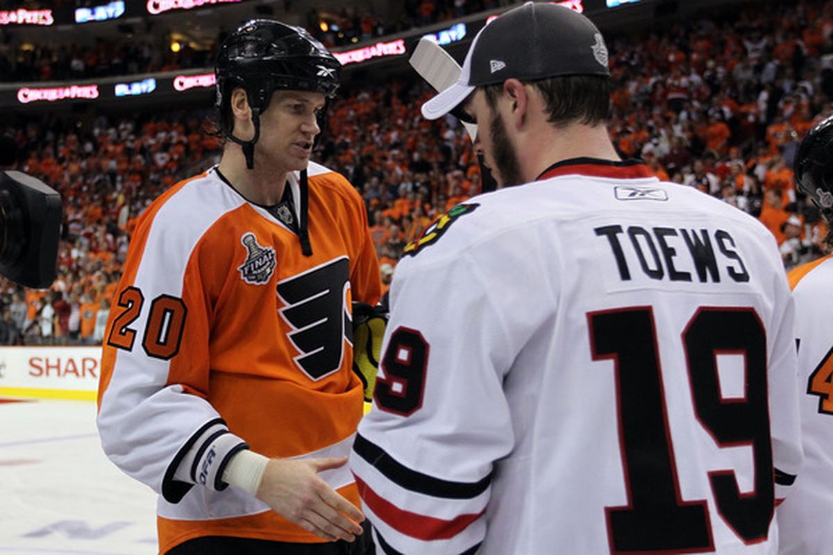 Chris Pronger wants fans to be entertained, even if it means hating him. You are free to oblige.