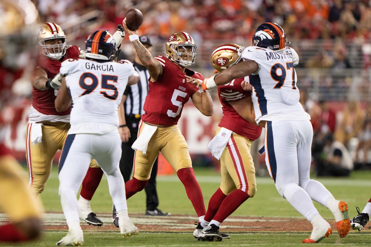 Broncos QB: Would trade with 49ers for Trey Lance make sense for Denver? -  Mile High Report