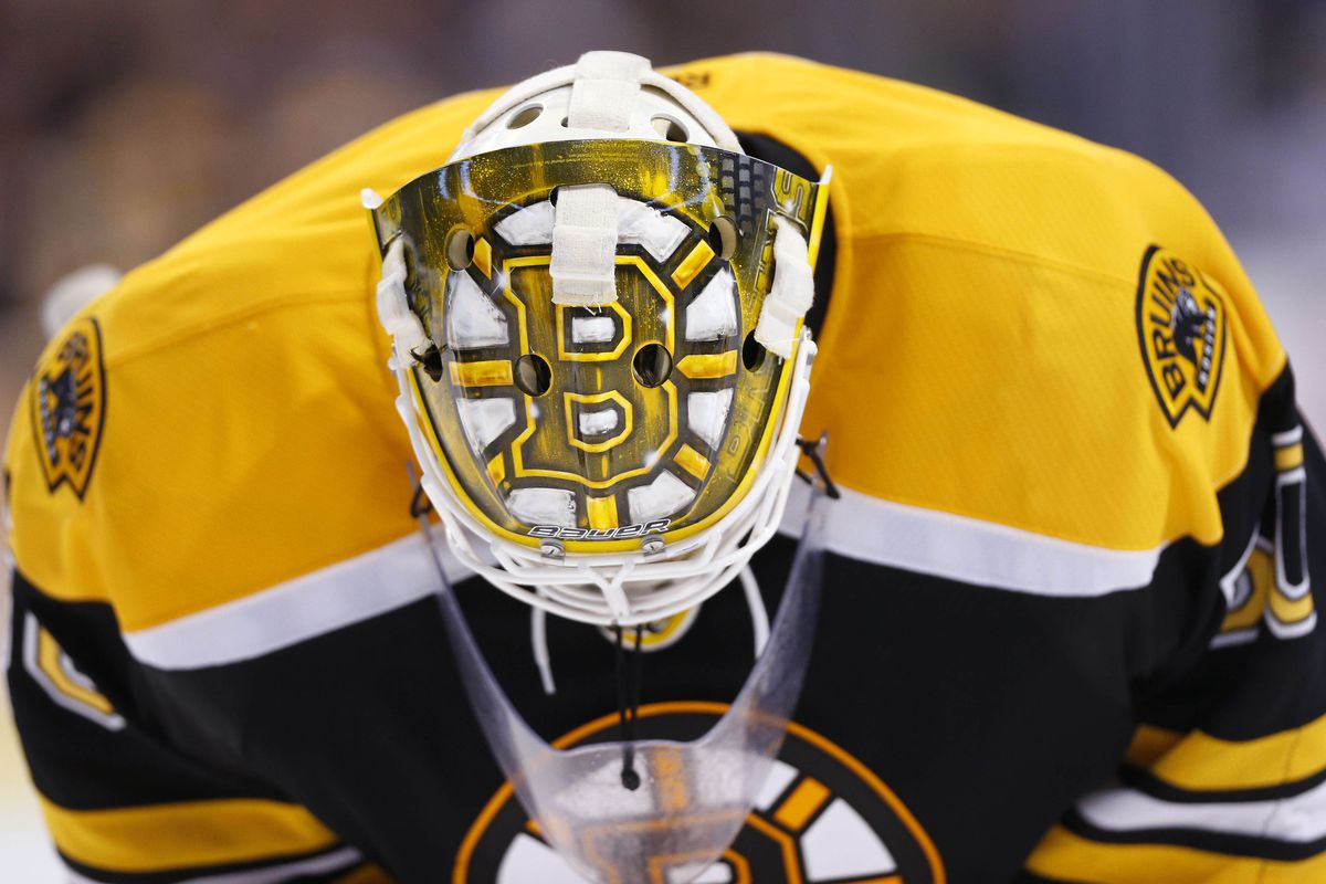 It was a tough night for the Bruins, and for Jonas Gustavsson