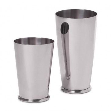 A set of cocktail shakers
