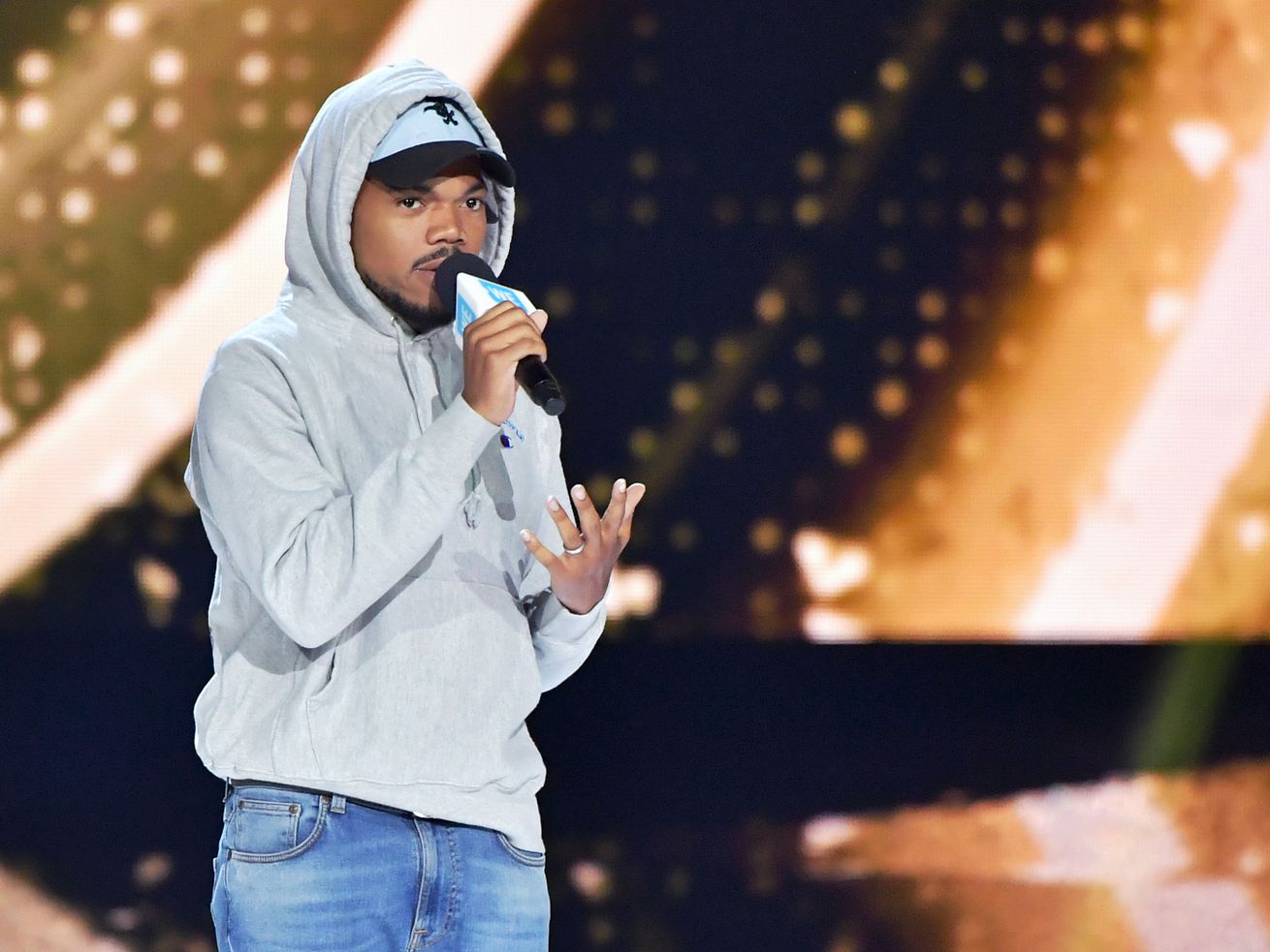 Chance the Rapper performs last month in Inglewood, California. 
