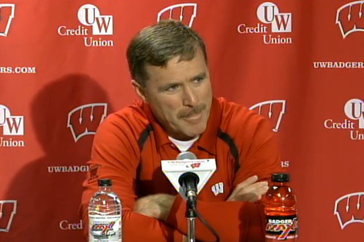 Even Wisconsin head coach Mike Eaves is getting in the Movember movement. 