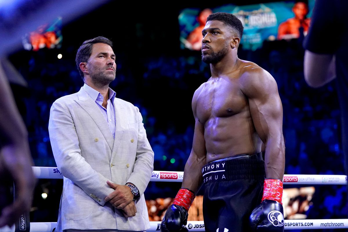 Eddie Hearn says Anthony Joshua will train in the United States for an April return to the ring