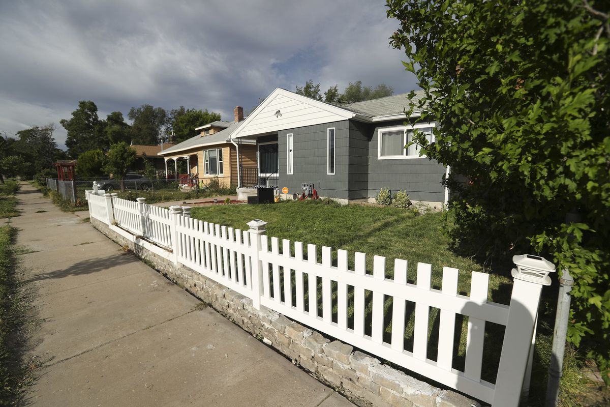 The home at 547 N. 1000 West in Rose Park where Salt Lake City police served a search warrant in relation to missing Mackenzie Lueck is pictured on Thursday, June 27, 2019.