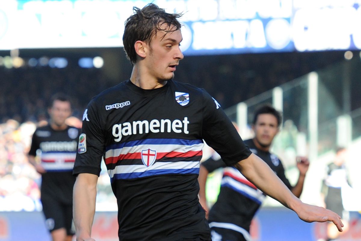I swear, there are no pictures of Gabbiadini in our photo tool where he's not making a derp face.