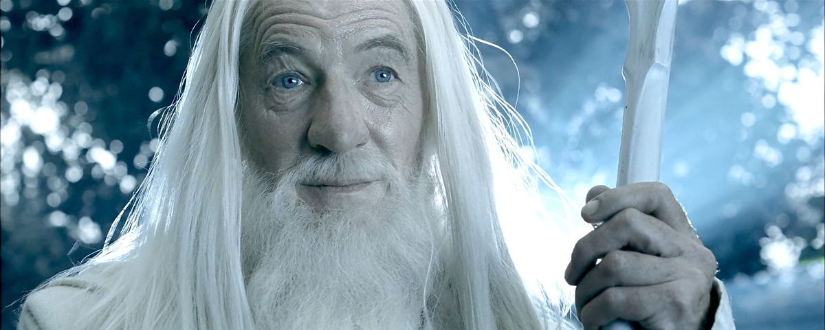 Gandalf emerges as the White in Two Towers