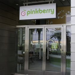The sign at Pinkberry.